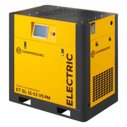 Винтовой компрессор ET-Compressors SL 11-13 VS PM и двигателем на постоянных магнитах
