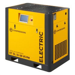 Винтовой компрессор ET-Compressors SL 11-16 VS PM и двигателем на постоянных магнитах