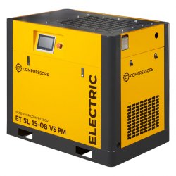 Винтовой компрессор ET-Compressors SL 15-08 VS PM и двигателем на постоянных магнитах