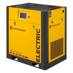 Винтовой компрессор ET-Compressors SL 22-30 VS PM и двигателем на постоянных магнитах