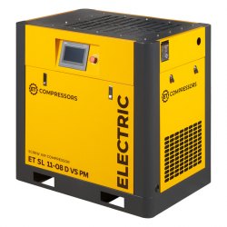 Винтовой компрессор ET-Compressors SL 11-08 D VS PM без муфты и двигателем на постоянных магнитах
