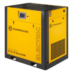 Винтовой компрессор ET-Compressors SL 37-10 D VS PM без муфты и двигателем на постоянных магнитах