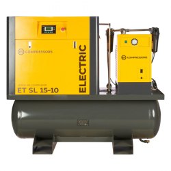 Винтовой компрессор ET-Compressors SL 15-10-410 ES с ресивером и осушителем