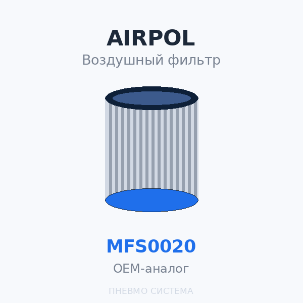 Фильтр воздушный Airpol MFS0020 OEM