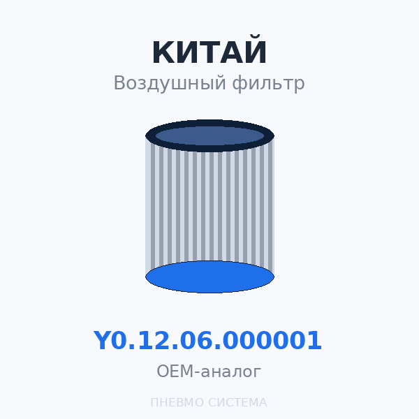Фильтр воздушный Y0.12.06.000001 (C1140) OEM