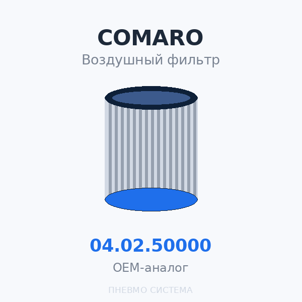 Фильтр воздушный COMARO 04.02.50000 OEM