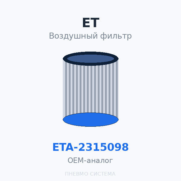 Фильтр воздушный ET-Compressors ETA-2315098 OEM