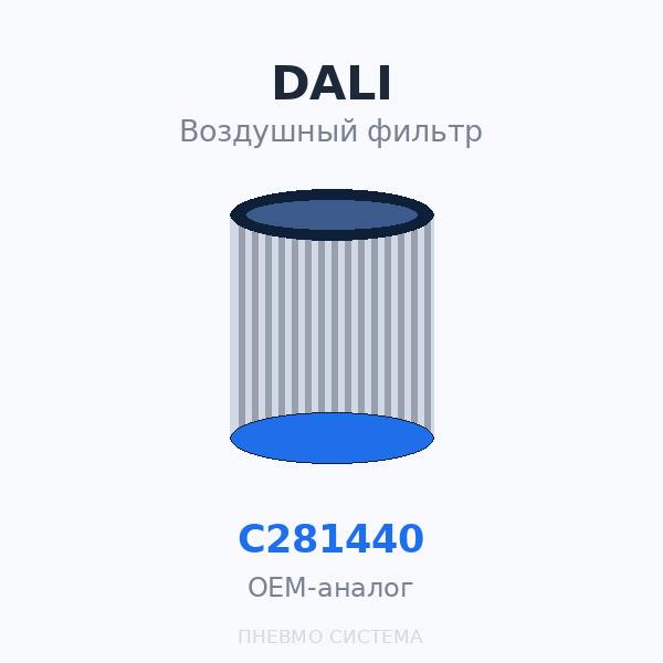 Фильтр воздушный DALI C281440 OEM
