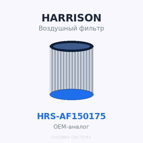 Фильтр воздушный HARRISON HRS-AF150175 OEM