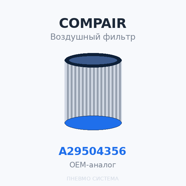 Фильтр воздушный CompAir A29504356 OEM