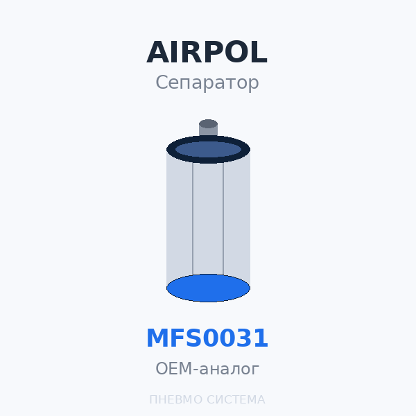 Фильтр-маслоотделитель сепаратор Airpol MFS0031 OEM