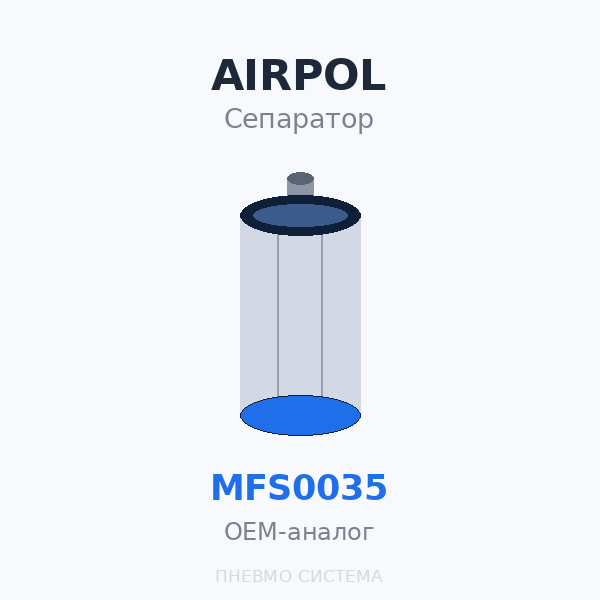 Фильтр-маслоотделитель сепаратор Airpol MFS0035 OEM