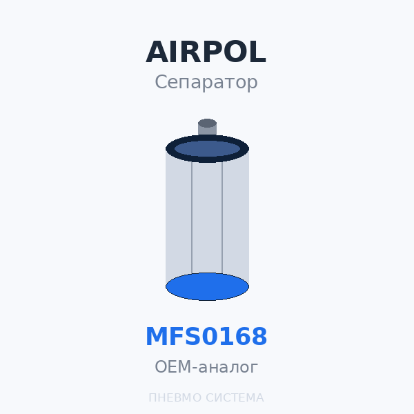 Фильтр-маслоотделитель сепаратор Airpol MFS0168 (SEL0258) OEM