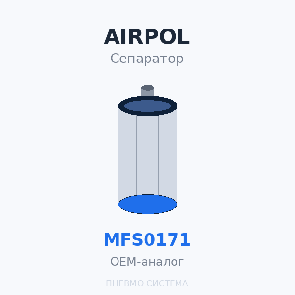Фильтр-маслоотделитель сепаратор Airpol MFS0171 OEM