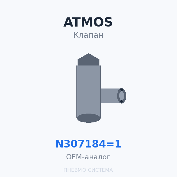 Ремкомплект впускного клапана ATMOS At102265 N307184=1 OEM