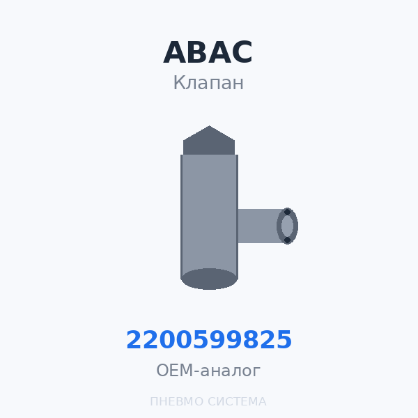 Ремкомплект термостата ABAC, Ceccato 2200599825 (270.1380, 2701380) OEM