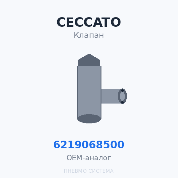 Ремкомплект термостата Ceccato 6219068500 OEM