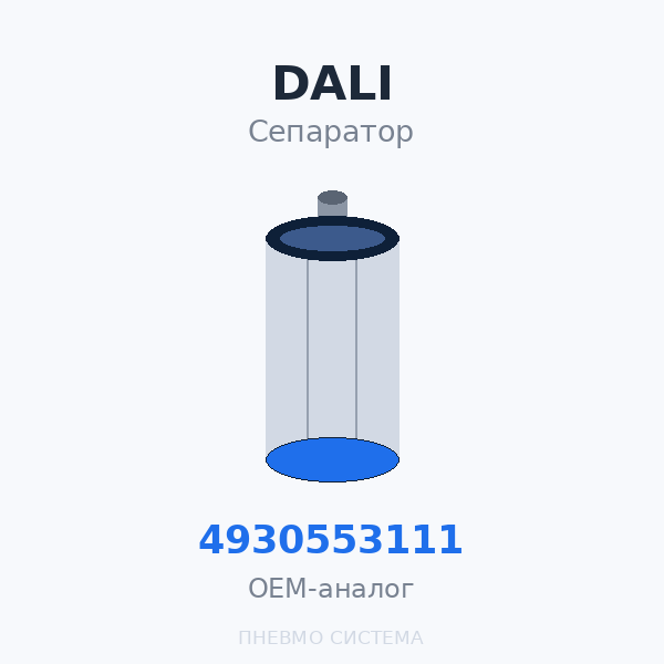 Фильтр-маслоотделитель сепаратор DALI 4930553111 (SB763, 077040553111) OEM