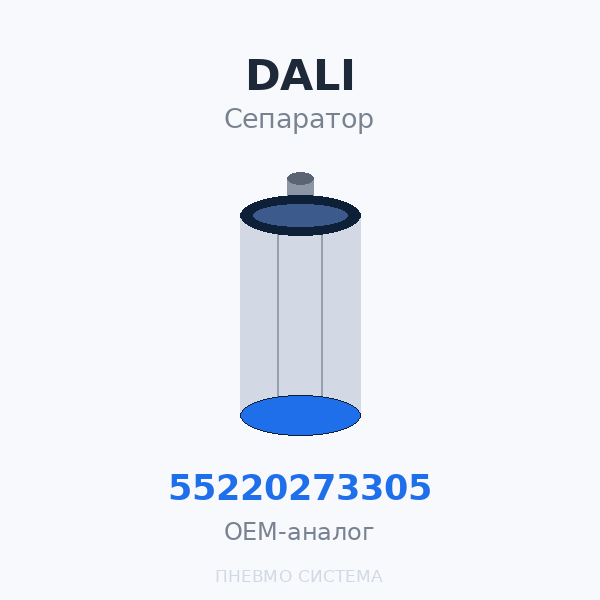 Фильтр-маслоотделитель сепаратор DALI 55220273305 (SB637) OEM