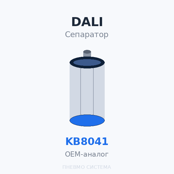 Фильтр-маслоотделитель сепаратор DALI KB8041 (KB8426) OEM