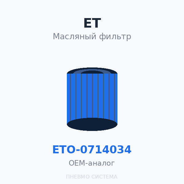 Фильтр масляный ET-Compressors ETO-0714034 OEM