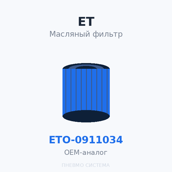 Фильтр масляный ET-Compressors ETO-0911034 OEM
