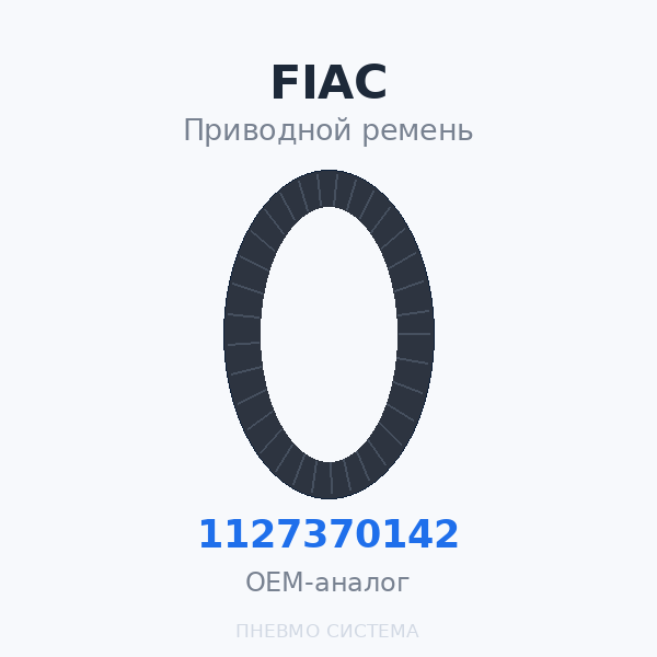 Приводной ремень FIAC TKi 15 (16 бар) 7371420000 (1127370142) OEM