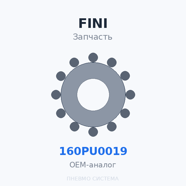 Панельный фильтр FINI 160PU0019 OEM