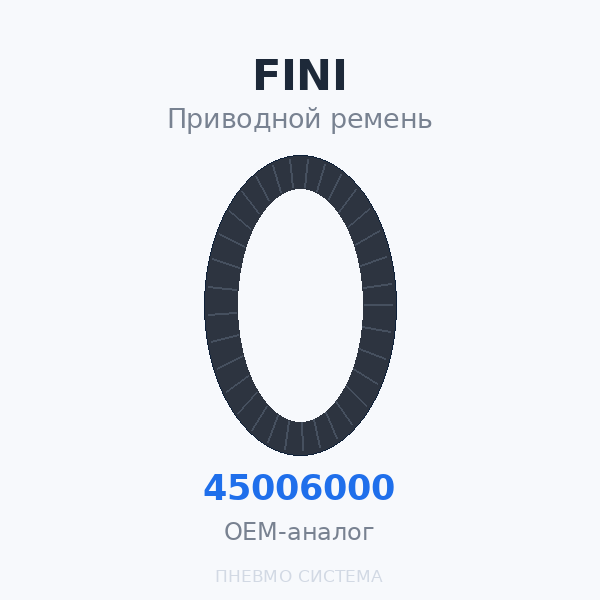 Приводной ремень FINI 045006000 OEM