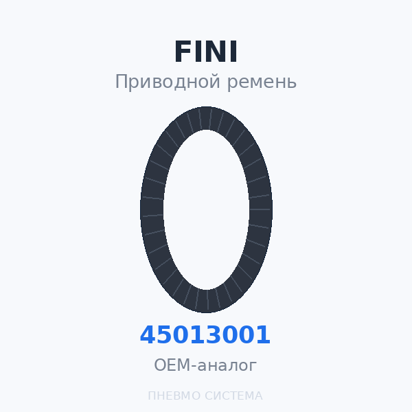 Приводной ремень FINI 045013001 OEM