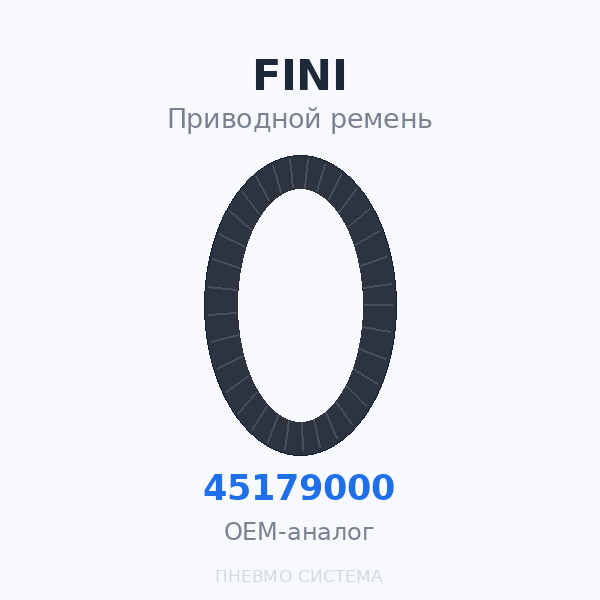 Приводной ремень FINI 045179000 OEM