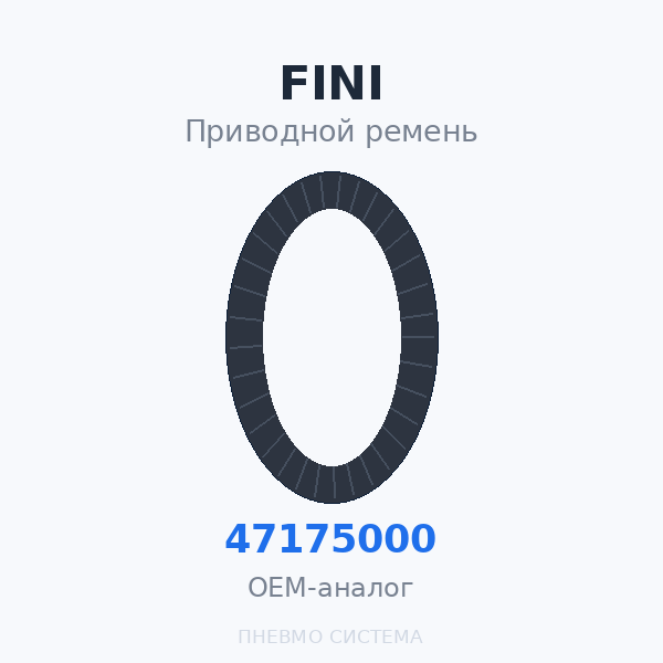 Приводной ремень FINI 047175000 OEM
