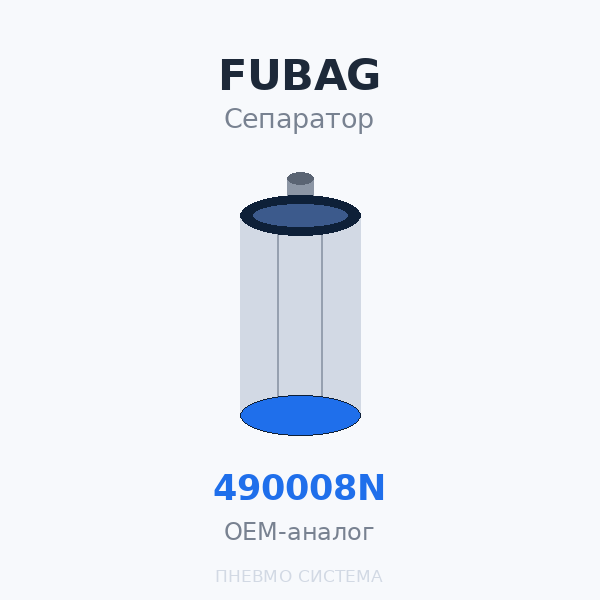 Фильтр-маслоотделитель сепаратор FUBAG 490008N OEM