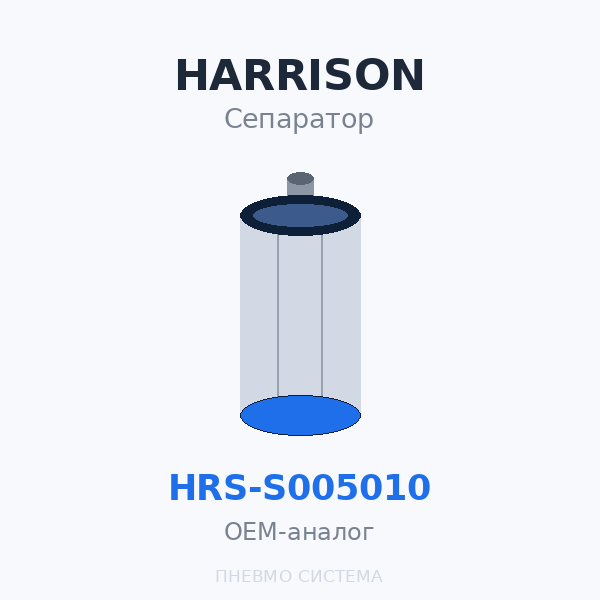 Фильтр-маслоотделитель сепаратор HARRISON HRS-S005010 OEM
