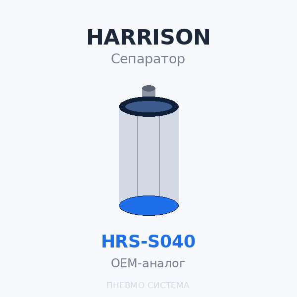 Фильтр-маслоотделитель сепаратор HARRISON HRS-S040 OEM