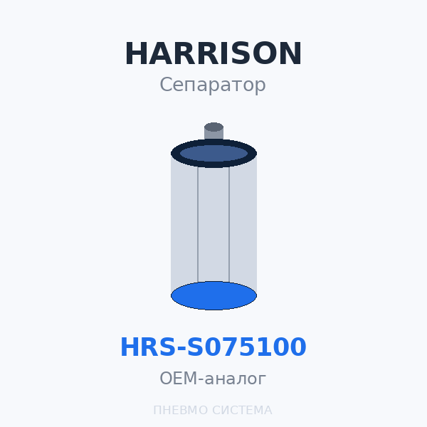 Фильтр-маслоотделитель сепаратор HARRISON HRS-S075100 OEM