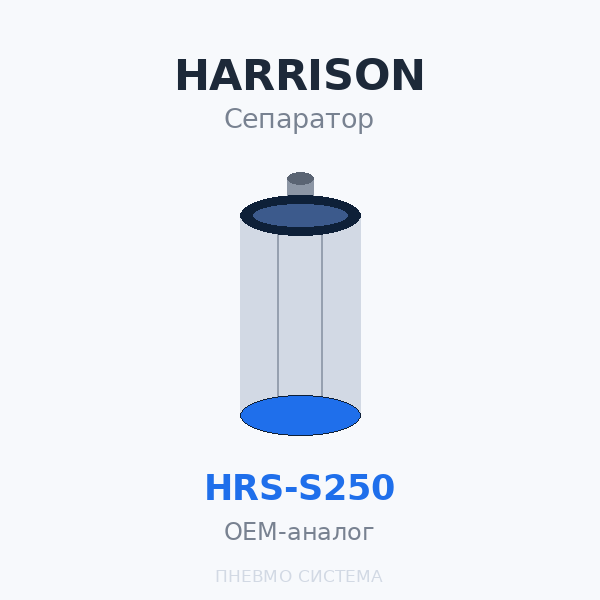 Фильтр-маслоотделитель сепаратор HARRISON HRS-S250 OEM