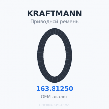 Приводной ремень KRAFTMANN 163.81250 OEM