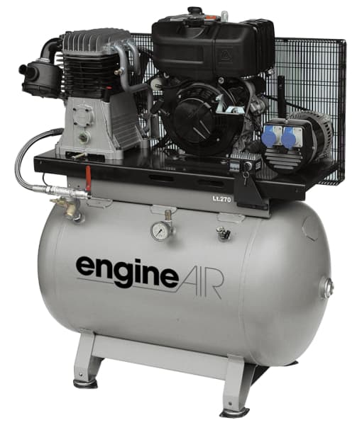 Дизельный поршневой компрессор BI EngineAIR B4900/270 7HP + 2кВт